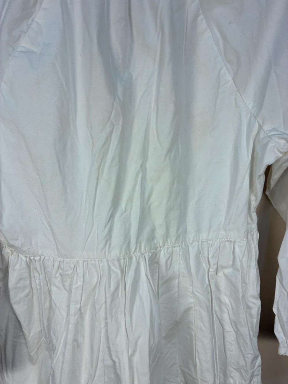J.Crew White Cotton Tiered Dress - Picture 11 of 12